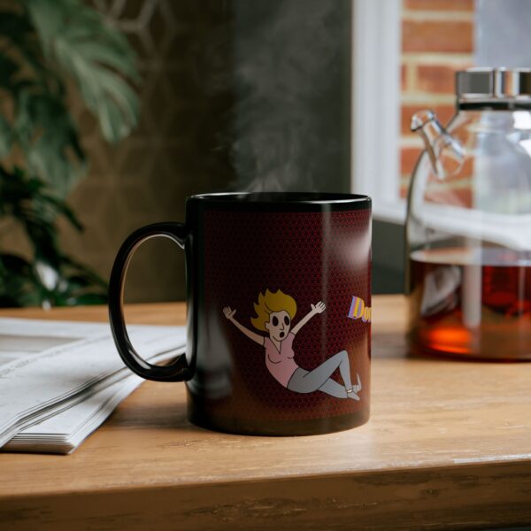'Don't Trip' Black Mug