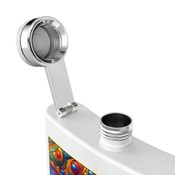 Stainless Steel Flask, 6oz - Image 3