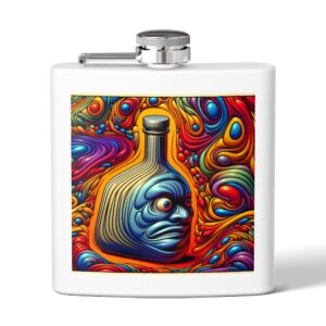 Stainless Steel Flask, 6oz